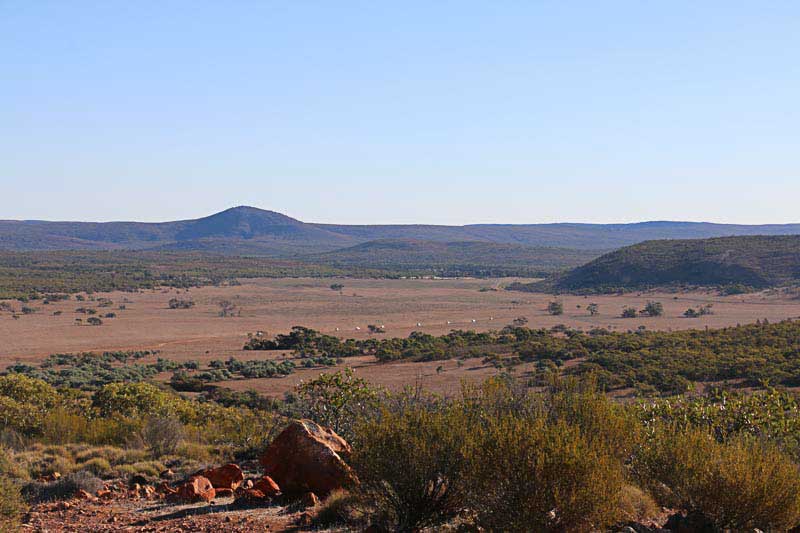 view from Conical Hill, Gawler Ranges, South Australia