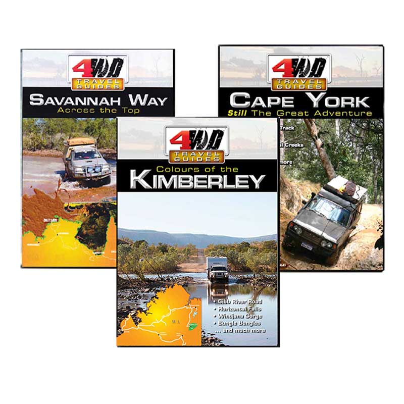 Top End Bundle of DVDs Savannah Way, Cape York, Kimberley